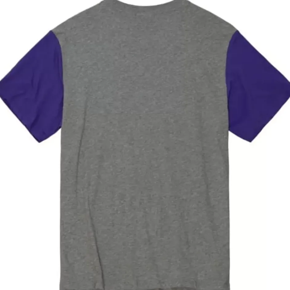Men Mitchell & Ness T-Shirts & Tops-Color Blocked S/S Tee Phoenix Suns