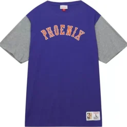 Men Mitchell & Ness T-Shirts & Tops-Color Blocked Ss Tee Phoenix Suns