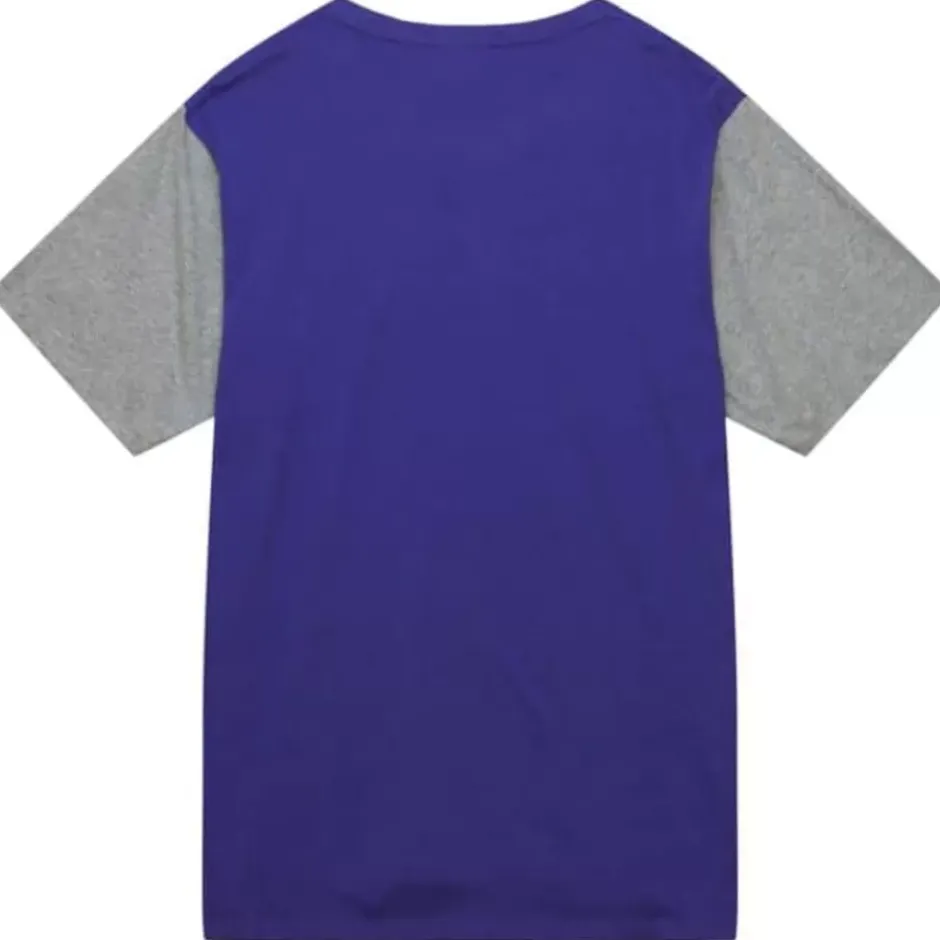 Men Mitchell & Ness T-Shirts & Tops-Color Blocked Ss Tee Phoenix Suns
