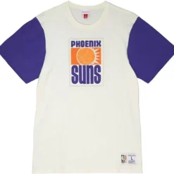 Men Mitchell & Ness T-Shirts & Tops-Color Blocked S/S Tee Phoenix Suns