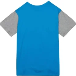 Men Mitchell & Ness T-Shirts & Tops-Color Blocked Ss Tee Quebec Nordiques