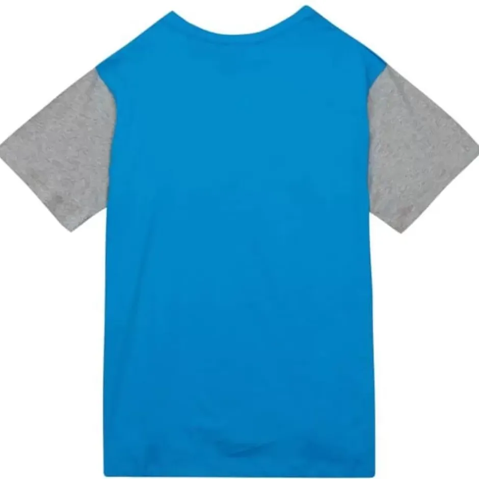 Men Mitchell & Ness T-Shirts & Tops-Color Blocked Ss Tee Quebec Nordiques
