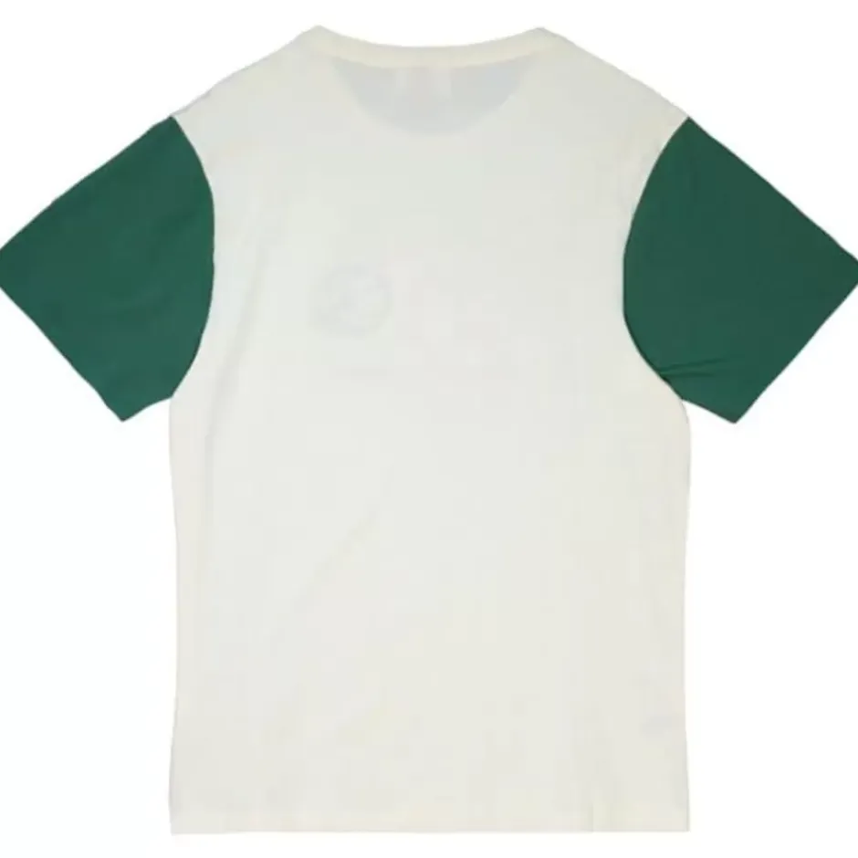 Men Mitchell & Ness T-Shirts & Tops-Color Blocked S/S Tee Seattle Supersonics