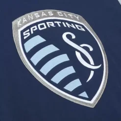 Men Mitchell & Ness T-Shirts & Tops-Color Blocked Ss Tee Sporting Kansas City