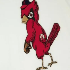 Men Mitchell & Ness T-Shirts & Tops-Color Blocked S/S Tee St. Louis Cardinals