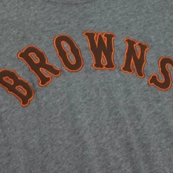 Men Mitchell & Ness T-Shirts & Tops-Color Blocked S/S Tee St. Louis Browns