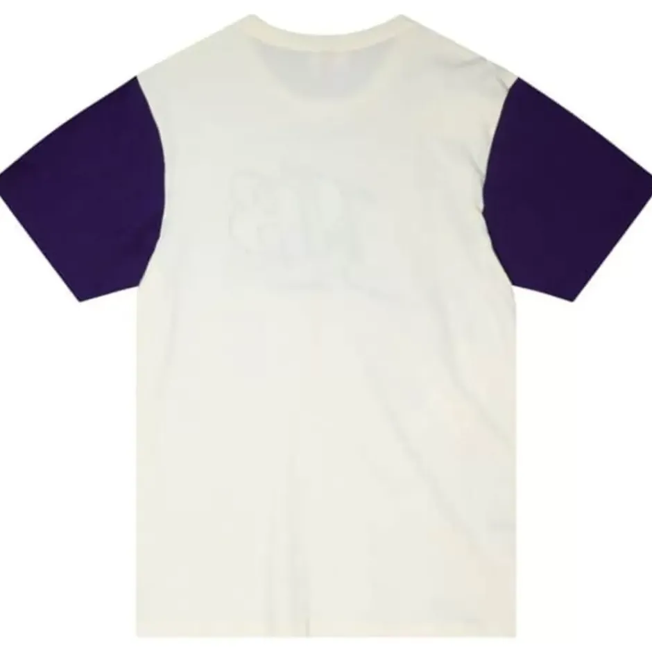 Men Mitchell & Ness T-Shirts & Tops-Color Blocked S/S Tee Tampa Bay Rays