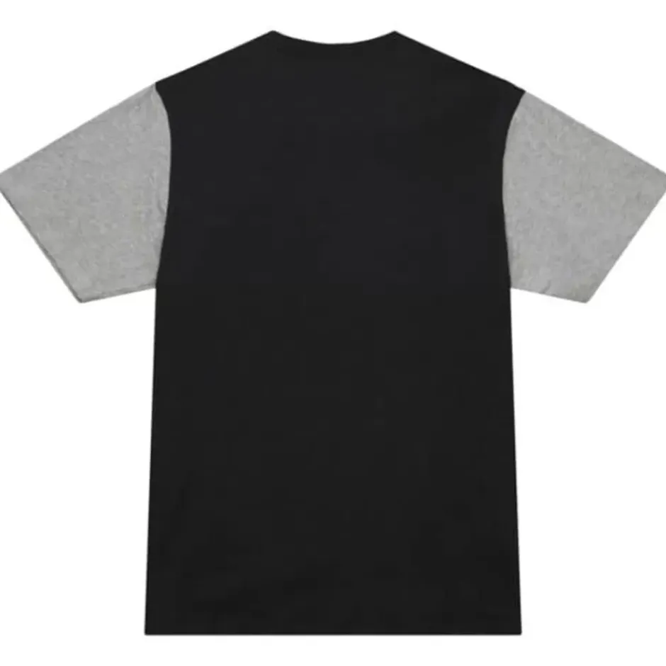 Men Mitchell & Ness T-Shirts & Tops-Color Blocked Ss Tee Texas Southern University