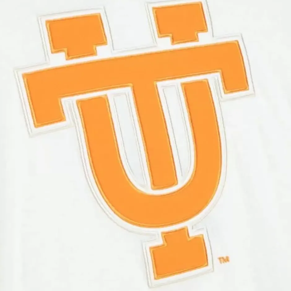 Men Mitchell & Ness T-Shirts & Tops-Color Blocked S/S Tee University Of Tennessee