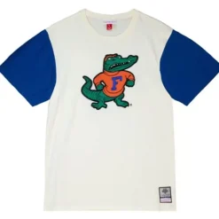 Men Mitchell & Ness T-Shirts & Tops-Color Blocked S/S Tee University Of Florida