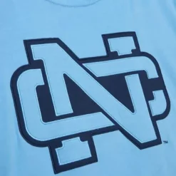 Men Mitchell & Ness T-Shirts & Tops-Color Blocked Ss Tee University Of North Carolina