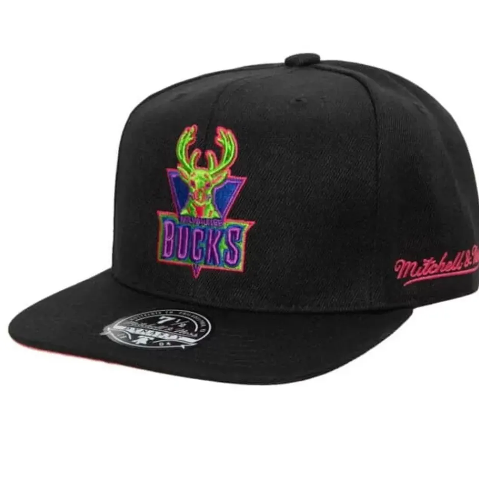 Mitchell & Ness Fitted-Color Bomb Fitted Hwc Milwaukee Bucks