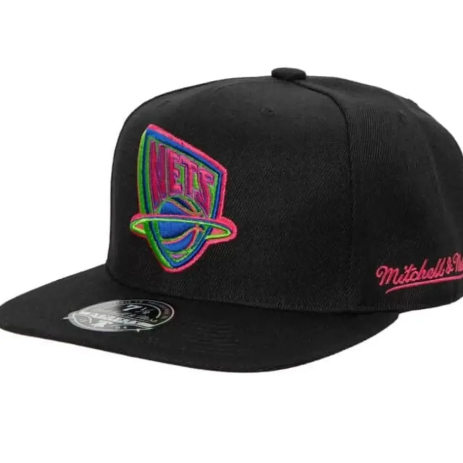 Mitchell & Ness Fitted-Color Bomb Fitted Hwc New Jersey Nets
