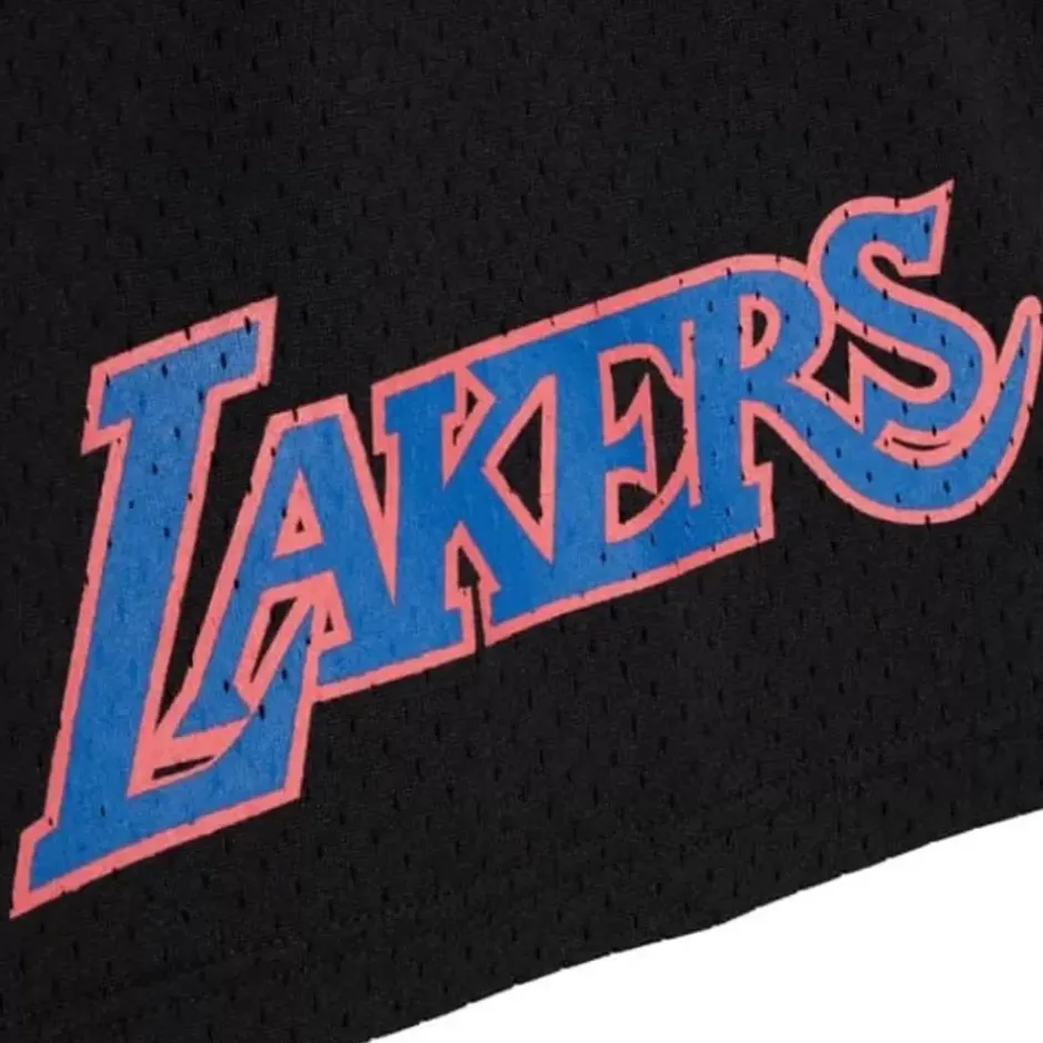 Men Mitchell & Ness Shorts-Color Bomb Shorts Los Angeles Lakers