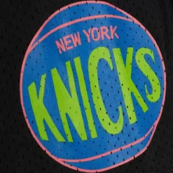 Men Mitchell & Ness Shorts-Color Bomb Shorts New York Knicks
