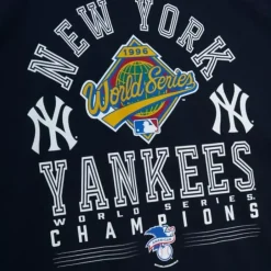 Men Mitchell & Ness T-Shirts & Tops-Commissioner Tee New York Yankees