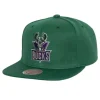 Mitchell & Ness Snapback-Conference Patch Snapback Hwc Milwaukee Bucks