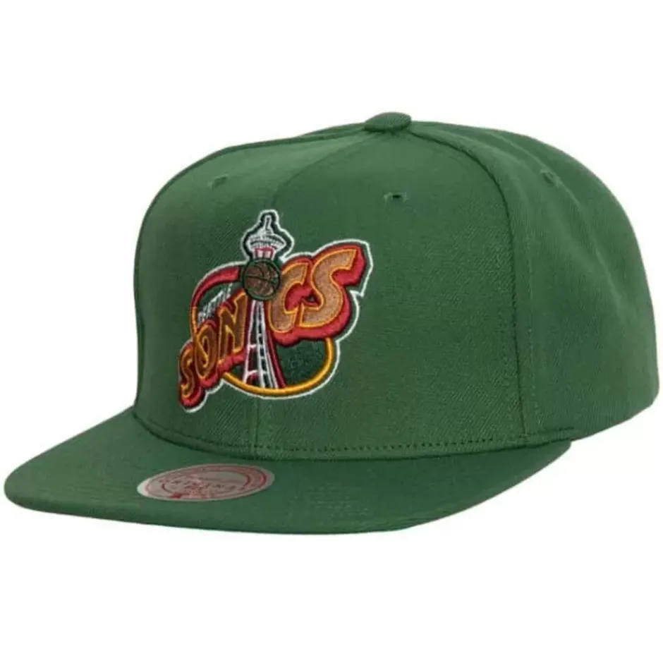 Mitchell & Ness Snapback-Conference Patch Snapback Hwc Seattle Supersonics