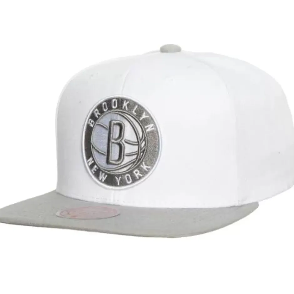 Mitchell & Ness Snapback-Cool Gray 7 Snapback Brooklyn Nets