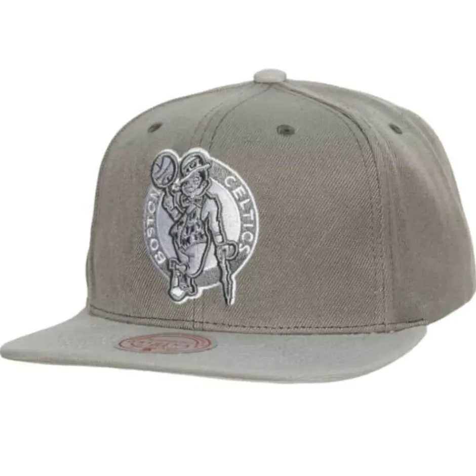 Mitchell & Ness Snapback-Cool Grey Snapback Boston Celtics