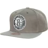 Mitchell & Ness Snapback-Cool Grey Snapback Brooklyn Nets