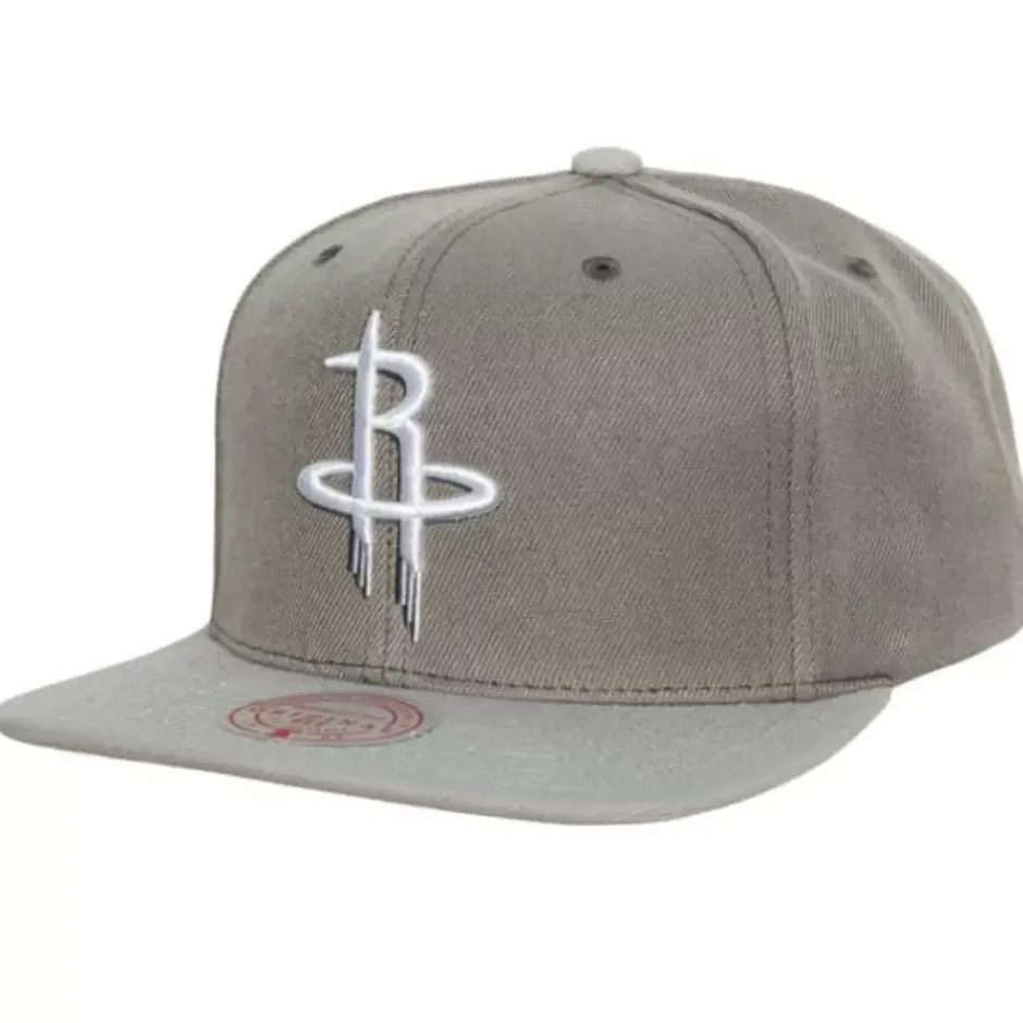 Mitchell & Ness Snapback-Cool Grey Snapback Houston Rockets