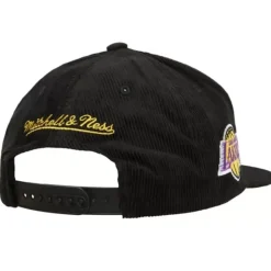 Mitchell & Ness Snapback-Cord Script Snapback Hwc Los Angeles Lakers
