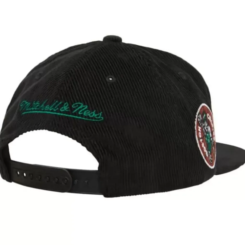 Mitchell & Ness Snapback-Cord Script Snapback Hwc Boston Celtics