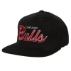 Mitchell & Ness Snapback-Cord Script Snapback Hwc Chicago Bulls