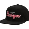 Mitchell & Ness Snapback-Cord Script Snapback Ohio State