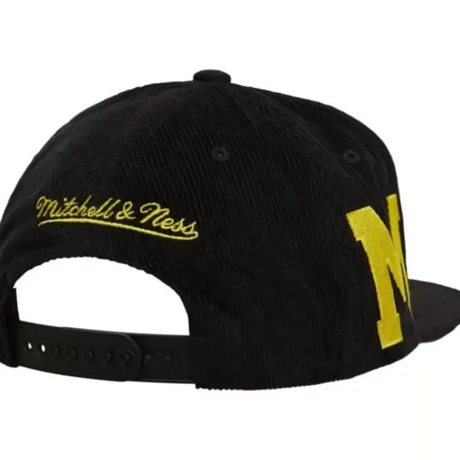Mitchell & Ness Snapback-Cord Script Snapback University Of Michigan