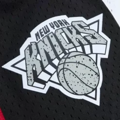 Men Mitchell & Ness Shorts-Cracked Cement Swingman Shorts New York Knicks 1996-97