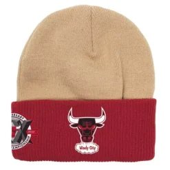 Mitchell & Ness Knit-Cream Side Patch Knit Hwc Chicago Bulls