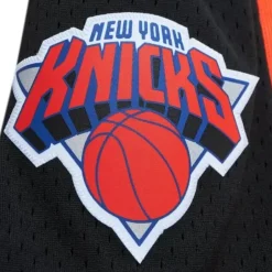 Men Mitchell & Ness Shorts-Cream Swingman Shorts New York Knicks 1996