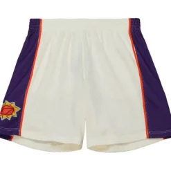 Men Mitchell & Ness Shorts-Cream Swingman Shorts Phoenix Suns 2001