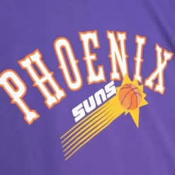 Men Mitchell & Ness T-Shirts & Tops-Cream Tee Phoenix Suns