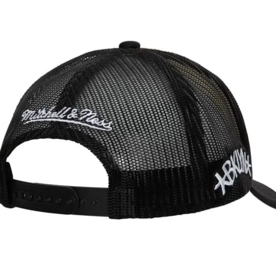 Mitchell & Ness Snapback-Cream Trucker Snapback Brooklyn Nets