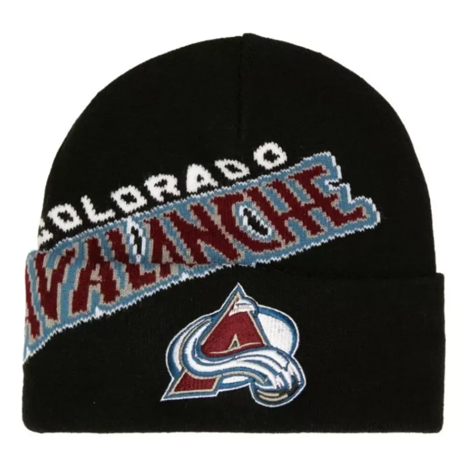 Mitchell & Ness Knit-Cricket Knit Colorado Avalanche