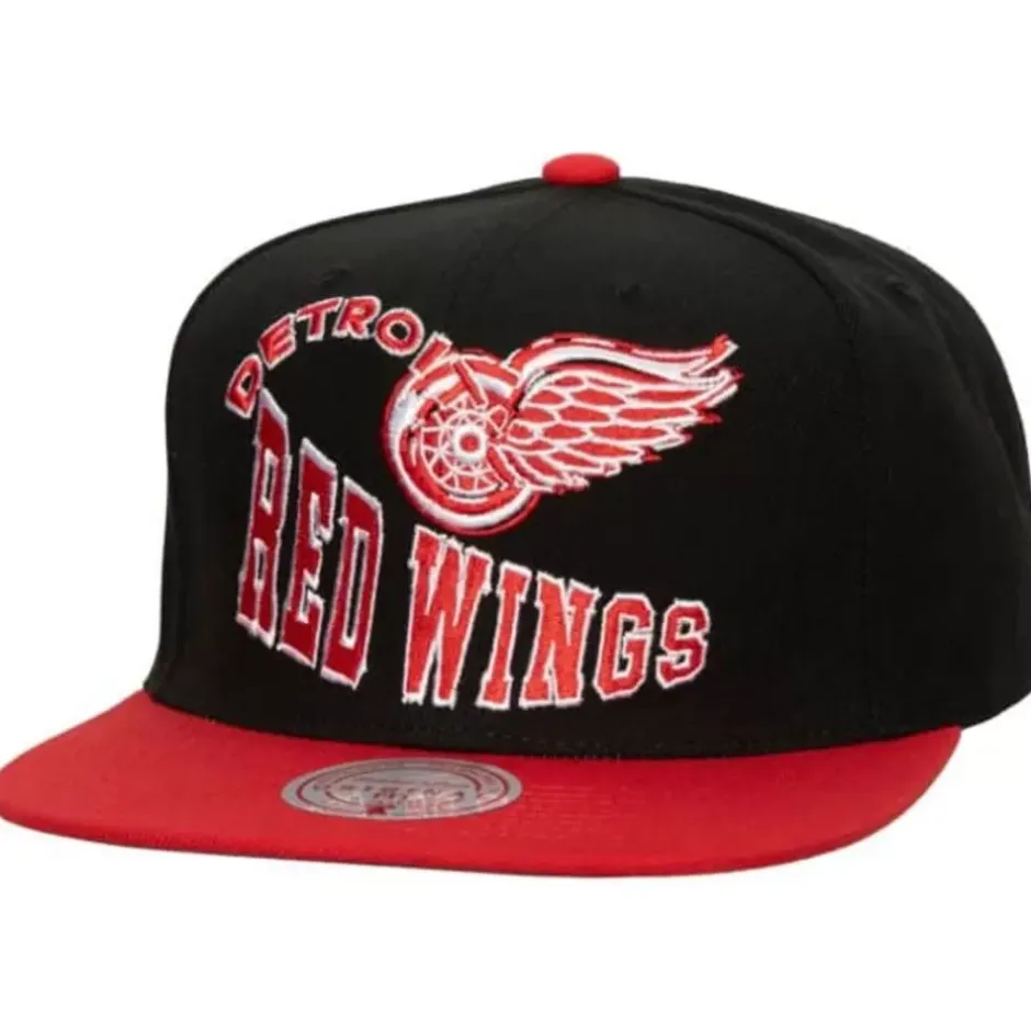 Mitchell & Ness Snapback-Crooked Path Snapback Vntg Detroit Red Wings