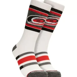 Woman Mitchell & Ness Accessories-Cross Bar Crew Socks Carolina Hurricanes
