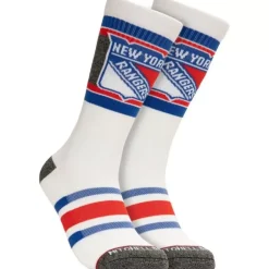 Woman Mitchell & Ness Accessories-Cross Bar Crew Socks New York Rangers