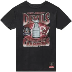 Men Mitchell & Ness T-Shirts & Tops-Cup Chase Tee New Jersey Devils