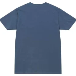 Men Mitchell & Ness T-Shirts & Tops-Distressed Logo Tee Colorado Avalanche