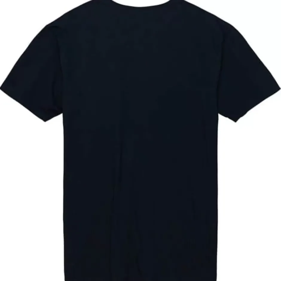 Men Mitchell & Ness T-Shirts & Tops-Distressed Logo Tee Tampa Bay Lightning