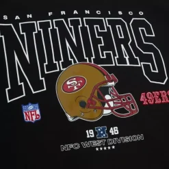 Men Mitchell & Ness T-Shirts & Tops-Division Ls Tee San Francisco 49Ers