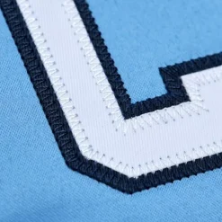 Men Mitchell & Ness Jackets & Outerwear-Double Clutch Lightweight Satin Jacket University Of North Carolina