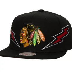 Mitchell & Ness Snapback-Double Trouble Snapback Chicago Blackhawks