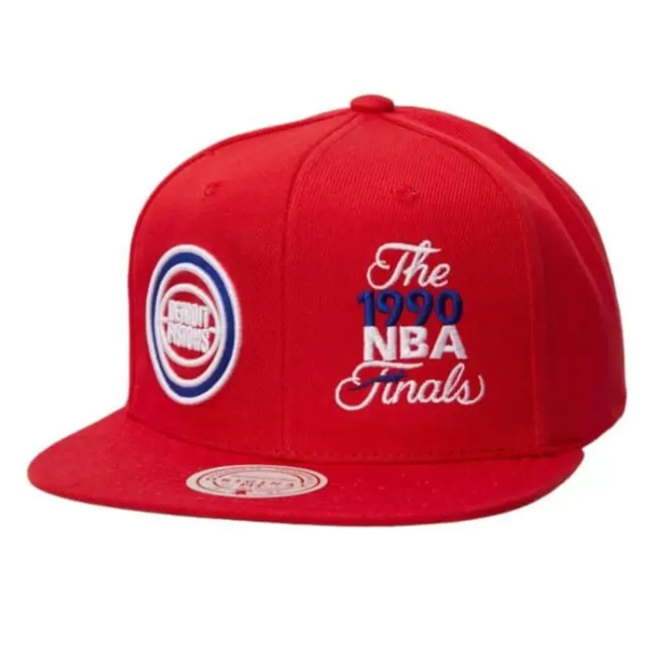 Mitchell & Ness Snapback-Dual Whammy Snapback Hwc Detroit Pistons