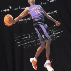 Men Mitchell & Ness T-Shirts & Tops-Dunk Contest Tee Toronto Raptors Vince Carter