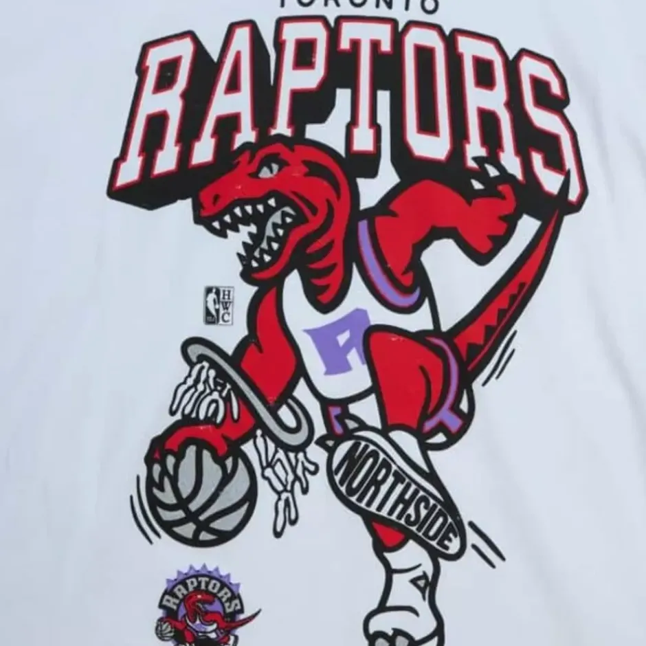Men Mitchell & Ness T-Shirts & Tops-Dunk Tee Toronto Raptors